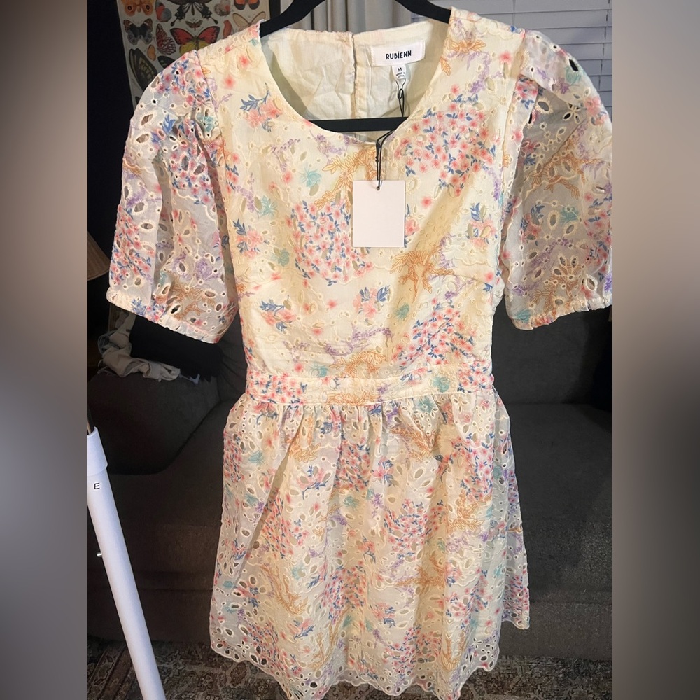 Rubienn Floral Midi Dress Medium
